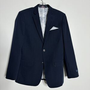 LNWOT‎ Tommy Hilfiger Jacket Blazer Blue Boys Two Button Stretch Solid Size 16